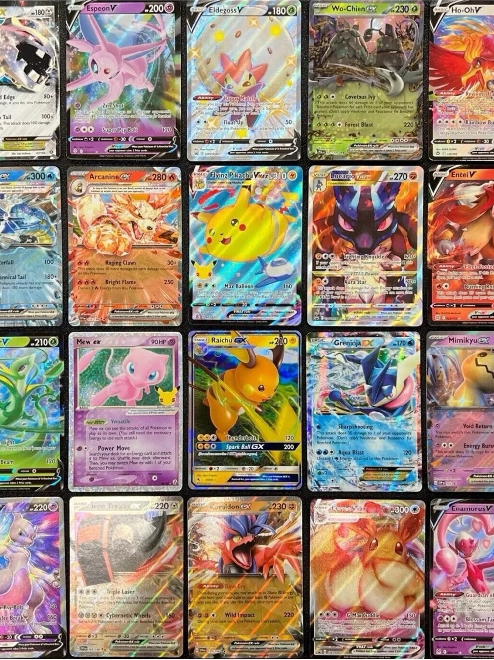🔥 75 Pokémon Cards + 2 EX + 10 Holo/Reverse Holo | GUARANTEED HITS NO DUPLICATES